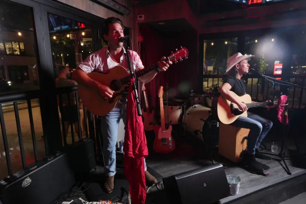 West Palm Cowboy Club live music and nightlife energy on Clematis Street